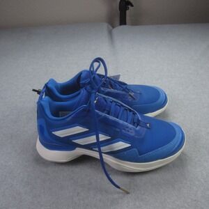 Adidas Shoes Womens 6 Royal Blue Avacourt Tennis Lace Up Athletic Sneakers